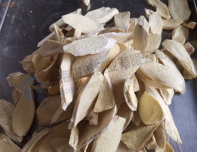 凍干生姜，食品真空冷凍干燥機應(yīng)用案例