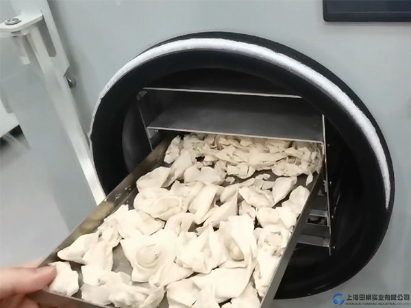 速食食品凍干：面條、餛飩真空冷凍干燥機(jī)